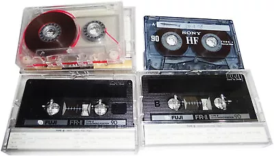 Kaufen Audiokassette 4x Audiokassetten SONY Fuji Fe Cr Audiocassette MC • 12€