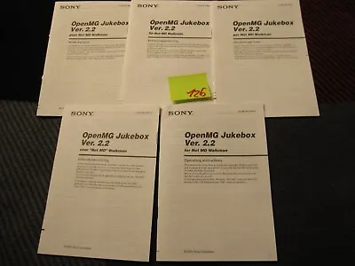 Kaufen Manual Anleitung Für Minidisc NET MD Open MG Jukebox Burner   > Siehe Foto (126) • 15.99€