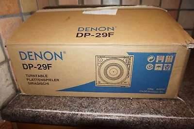 Kaufen Denon DP-29F (Silber) Plattenspieler Mit Box Und Handbuch • 87.15€