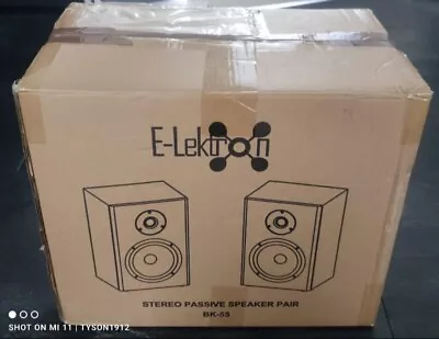 Kaufen E-Lektron BK-55 HiFi Stereo Regal-Lautsprecher (Paar) **neu**verpackt-schwarz • 55.95€