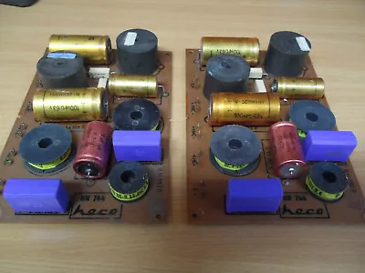 Kaufen 2 Stück HECO HN 744, Lautsprecher Frequenz Weichen, 4-Wege, 4-8 Ohm, 100 Watt • 20€