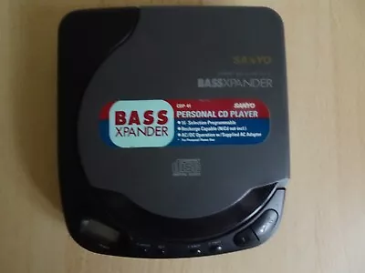 Kaufen Vintage Sanyo CDP-41 Kompakter Tragbarer CD-Player Mit Bassxpander. • 21€