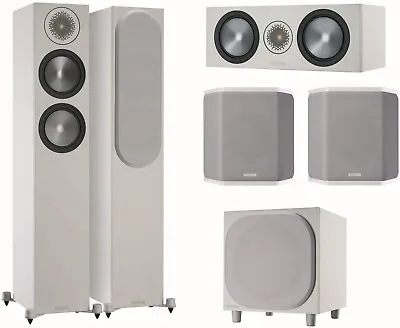 Kaufen Monitor Audio Bronze 6G Cinema 200 (FX-Variante) Lautsprecher-Set Weiss | NEU • 2,299€