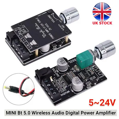 Kaufen MINI Bluetooth 5.0 Wireless Audio Digital Endstufe Stereo Platine Amp UK • 11.38€