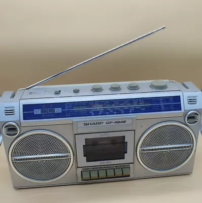 Kaufen Vintage Sharp GF 4646 Vintage Ghettoblaster Radio Recorder Boombox Unrevidiert • 129.99€