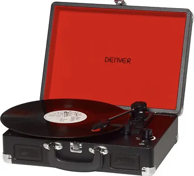 Kaufen Denver VPL-120Black Portabler Plattenspieler USB Digitalisierungsfunktion Vinyl • 49.99€