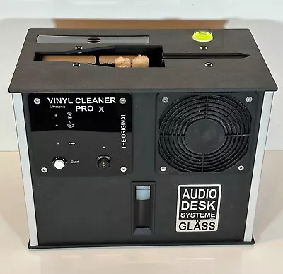 Kaufen Audiodesk Gläss VINYL CLEANER PRO X - Ultraschall Schallplatten Waschmaschine  • 1,700€