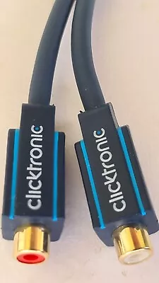 Kaufen Clicktronic Y Adapter, Subwoofer Kabel, 1 X Cinch Stecker Auf 2 X Cinch Kupplung • 4€
