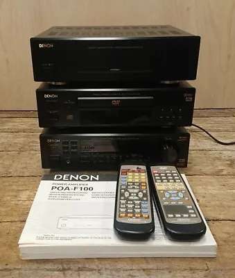 Kaufen Denon AVR-F100 POA-F100 DVD-F100 DVD CD Home Cinéma Heimkino + Fernbedienung • 199€
