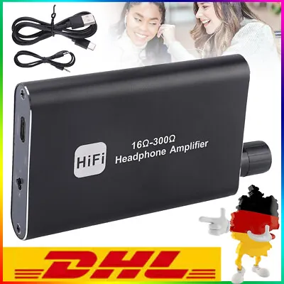 Kaufen HiFi Verstärker Für Kopfhörer 16-300Ω Stereo Audio Ausgang Verstärkungsschalter • 19.99€