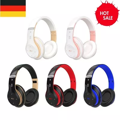 Kaufen NEU Bluetooth Kopfhörer Over Ear Kabellos Mit 5 EQ-Modi HiFi Stereo Xmas Gifts • 22.12€