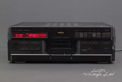Kaufen Revox H1 3-Kopf Stereo Kassettendeck Schwarz HiFi Vintage • 1,240.34€