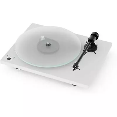 Kaufen PRO-JECT HiFi Plattenspieler T1 Phono SB White HG Weiß +Tonabnehmer Ortofon OM5E • 426€