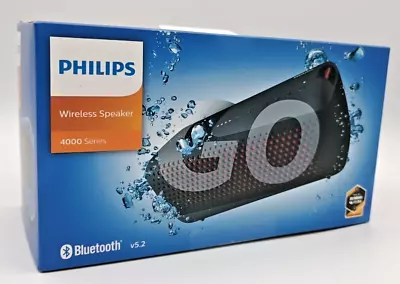 Kaufen Philips TAS4807BK Bluetooth-Lautsprecher Speaker Schwarz Wasserfest -Neu • 65.99€