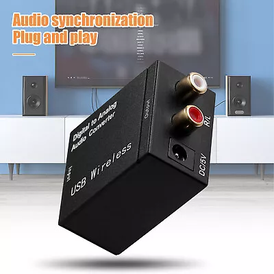 Kaufen Digital Zu Analog Audio Konverter Toslink Koaxial Eingebauter Bluetooth-Chip DE  • 9.98€