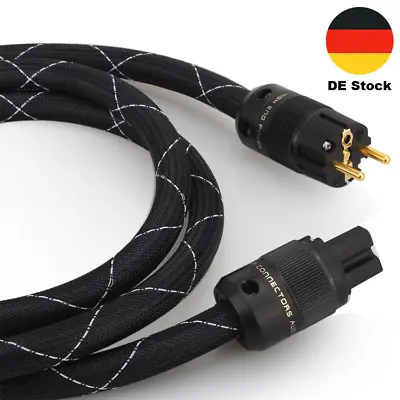 Kaufen 1M Audiocrast Stromkabel HIFI Netzkabel 17mm Hifi Power Cord With EU Plug • 59.49€
