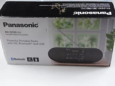 Kaufen PANASONIC RX-D550E Radiorekorder Mit CD-Spieler, UKW Radio Schwarz! NEU & OVP! • 149€