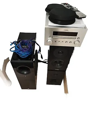 Kaufen YAMAHA PianoCraft MCR CRX-550 Silber CD Receiver USB IPOD FM RDS AUX 1/2 FB • 50€