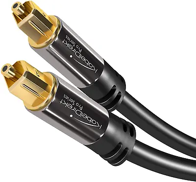Kaufen KabelDirekt – Optisches Kabel/Toslink Kabel Bis Zu15M Für Stereoanlage, Heimkino • 12.03€