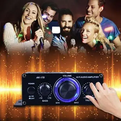 Kaufen 400W Mini HiFi Digital Stereo Audio Verstärker Heimradio Us Geschenk • 15.33€