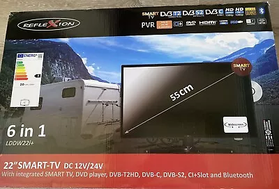 Kaufen Reflexion LDDW22i+ 55cm Smart LED TV Full HD, DVD Player,Bluetooth,12-24-230Volt • 92.01€