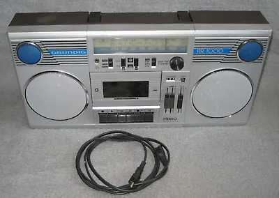 Kaufen Grundig RR 1000 Ghettoblaster Stereo Radio Recorder Kassettenrekorder • 79.99€
