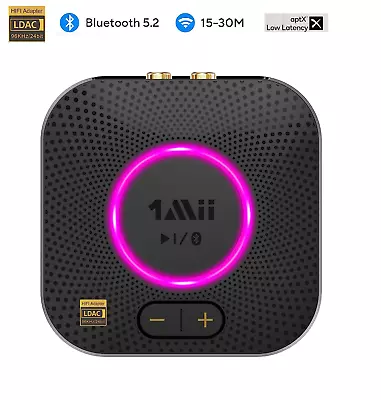 Kaufen 1Mii B06S+ Bluetooth Audio Empfänger HiFi Adapter Receiver, LDAC, AptX-LL-HD • 59.99€