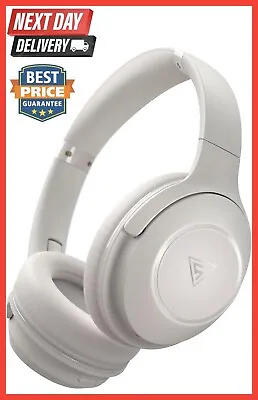 Kaufen Neu 2024 Drahtlose Weiße Bluetooth Kopfhörer über Ohr Premium Audiosystem • 45.34€