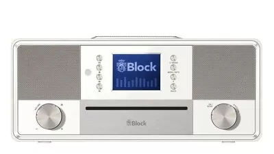 Kaufen Audio Block SR50 Weiß Smartradio Multiroom WiFi BT Internetradio 2.1  NEU! OVP! • 315€