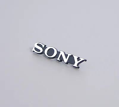 Kaufen Sony Logo Emblem Schild Für HiFi Geräte Verstärker CD-Player Tapedeck Equalizer • 10€