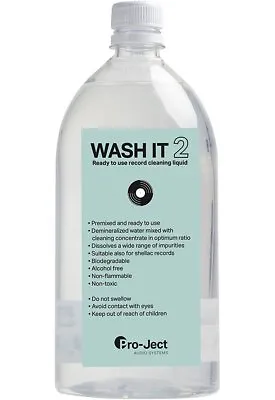 Kaufen Pro-Ject Wash It 2 1000ml Reinigungsflüssigkeit Für Alle Plattenwaschmaschinen • 24.99€