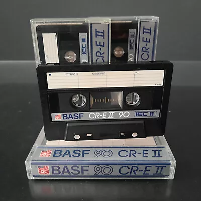 Kaufen ⭐️3x BASF CR-EII 90 Kassetten MC Audiokassetten Tape Typ 2 / Geprüft • 6.50€