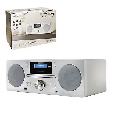 Kaufen Goodmans CD/DAB/FM/USB/Bluetooth All-in-One HiFi System • 115.27€