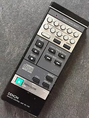 Kaufen Denon RC-1100 COMPACT DISC ORIGINAL FERNBEDIENUNG KOMPLETT GENERALÜBERHOLT UND GETESTET • 17.40€