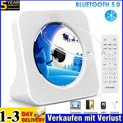 Kaufen Bluetooth LCD Display CD Player Mobiler MP3 Spieler Boombox + Fernbedienung • 45.99€