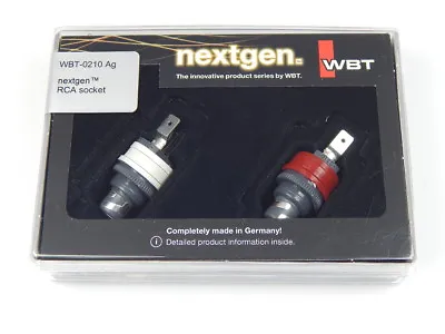 Kaufen 2 X WBT-0210 Ag Nextgen Cinchbuchse Silber RCA Female Plug Silver 0210Ag • 125.90€