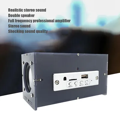 Kaufen (Grau) -Lautsprecher DIY-Kit MP3-Musikpaket Stereo-Sound 3W • 22.85€