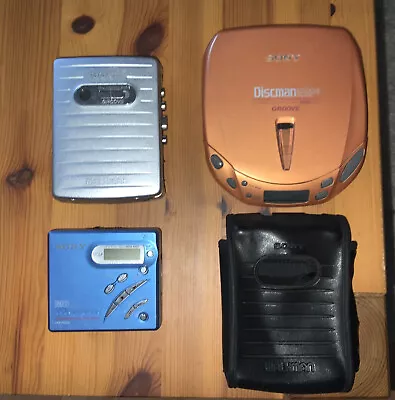 Kaufen Sony Walkman Discman MD Konvolut Mit Original Sony Tasche • 15.50€