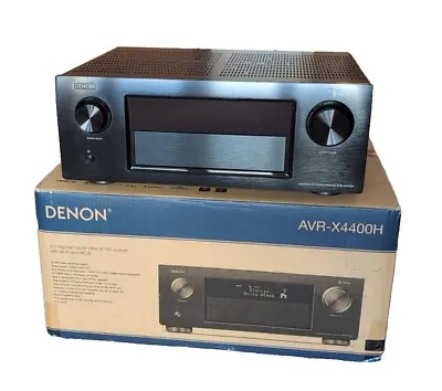 Kaufen Denon AVR-X4400H 9.2 Kanal Dolby Atmos AV-Receiver, Schwarz - Sehr Guter Zustand • 600€