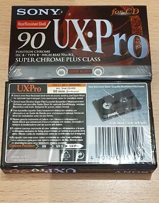 Kaufen MC, Cassette, Audio, Leerkassette Sony UX-Pro, Neu Verpackt, C90 • 8€