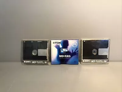 Kaufen BASF MD Maxima Digital Audio & TDK MD-RXG MiniDisk 74 Digital Audio 3 Stück #M4 • 14.95€