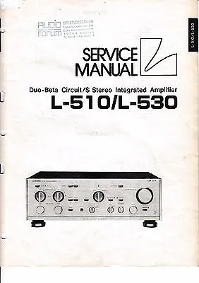 Kaufen Service Manual-Anleitung Für Luxman L-510,L-530  • 12€