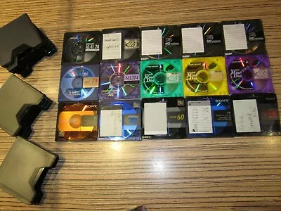 Kaufen 15 X Minidisc  MD  Maxell Mix (749) MD LEER Od. Gelöscht  > Formatiert • 29.95€