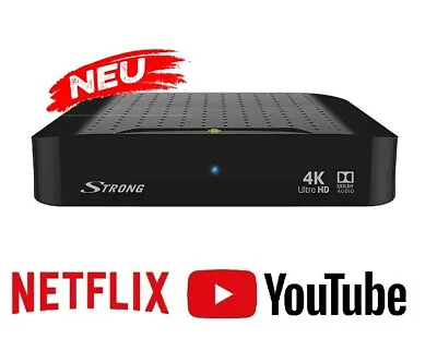 Kaufen Strong SRT 2023 Youtube Netflix Box  Android IP 4K Ultra HD UHD • 29.99€
