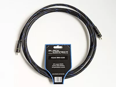 Kaufen Black Connect Digital Koax Cinchkabel MKII • 12.99€