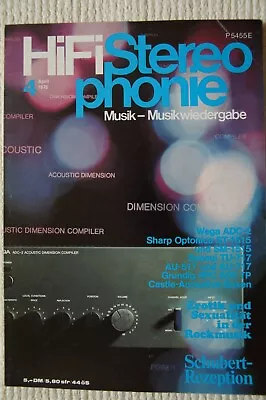 Kaufen Hifi Stereophonie, Der Klassiker, 1978 Heft 4 • 12.99€