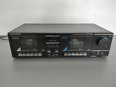 Kaufen Grundig Double Stereo Cassette Deck CCF 4300 Vintage Rarität Nicht Getestet • 1€
