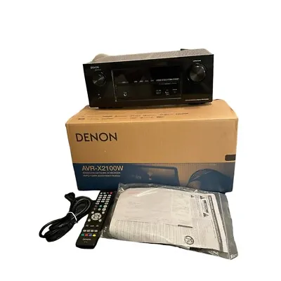 Kaufen Denon AVR X2100 W AV Receiver 7x 145W WLAN - Bluetooth HDMI Spotify 4K Wie Neu • 329€