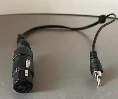 Kaufen Kabel XLR Cinch Adapter Musik Beschallung Audio Hifi Beschallung Länge 50cm 3449 • 2.99€