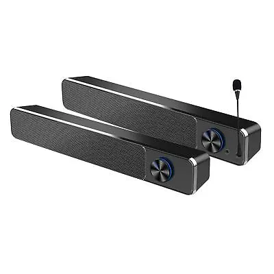 Kaufen Tragbare Computer Lautsprecher Surround Sound Stereo Lautsprechersystem USB Powered Bass • 30.65€